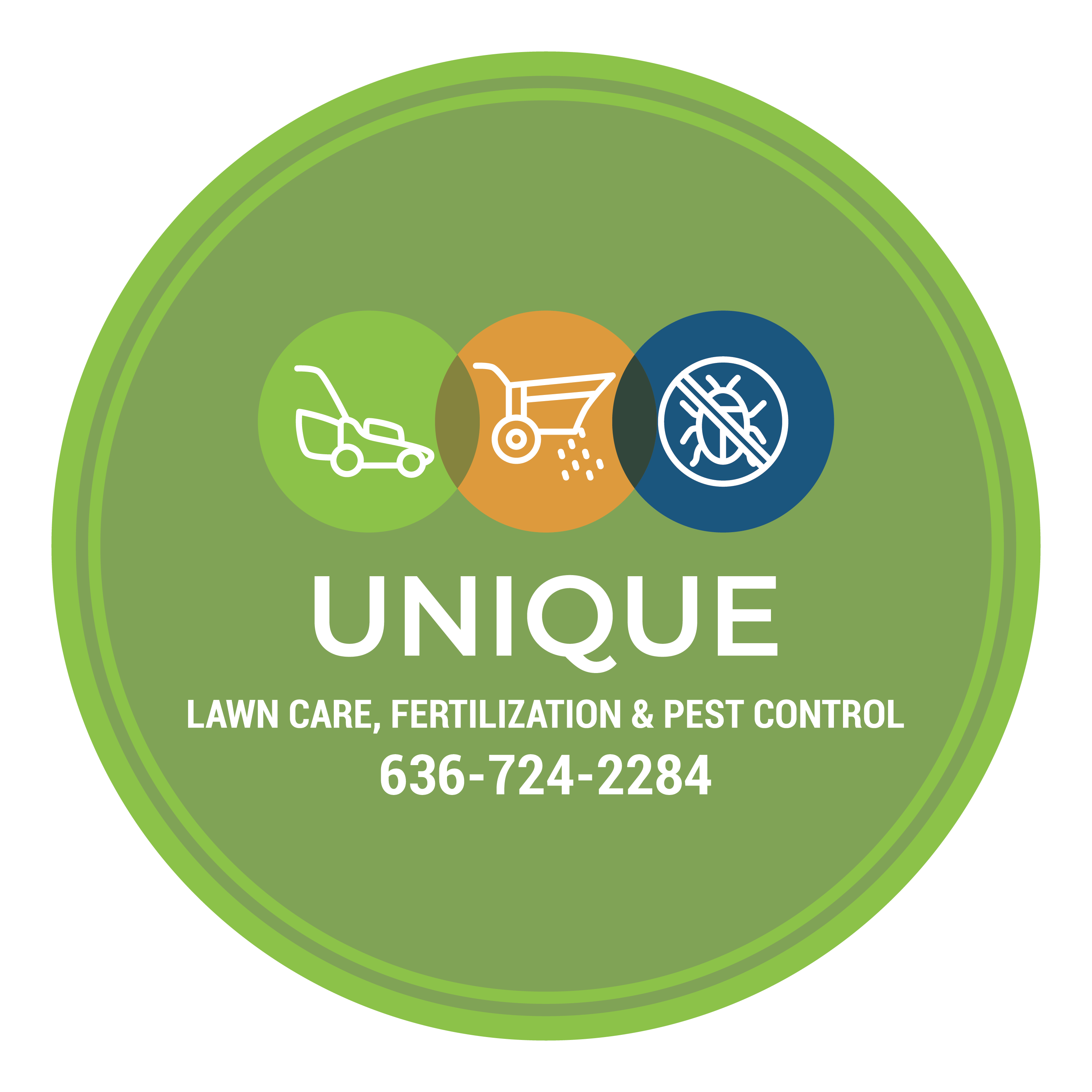 Unique Lawn Care, Fertilization, & Pest Control Logo